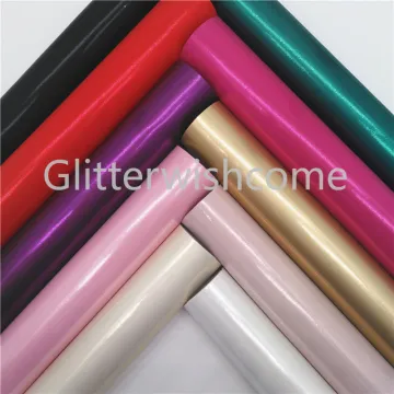 Glitterwishcome 21X29CM A4 Size Vinyl For Bows Metallic Faux Fabric, Synthetic Leather, Faux Leather Sheets for Bows, GM570B