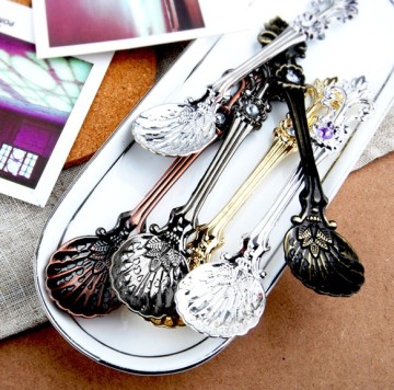 Arabic Style Zinc Alloy Coffee Spoon