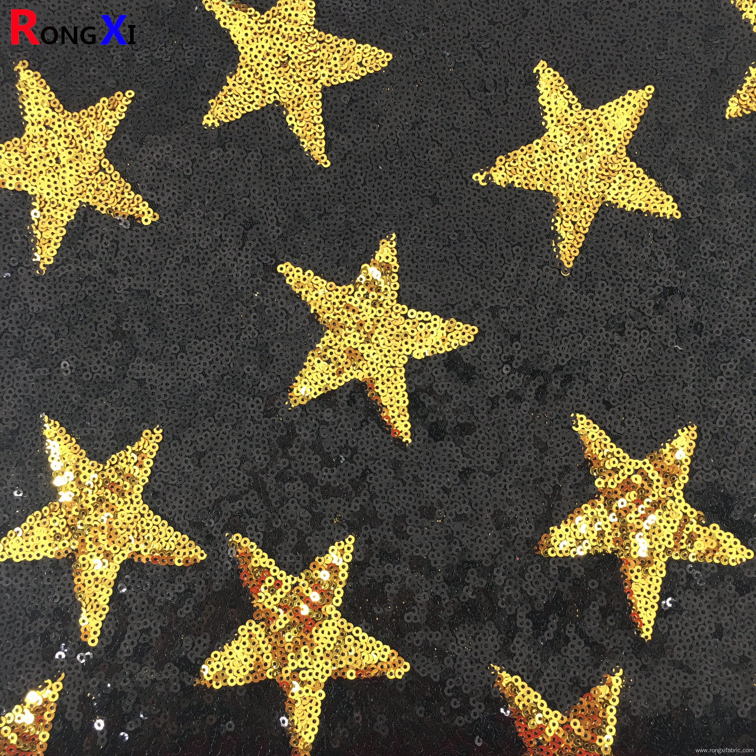 3MM Brand New Round Sequin Embroidered Fabric