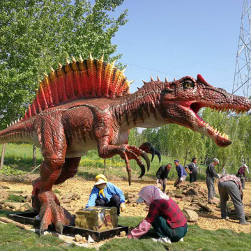 Animatronic Spinosaurus for Dinosaur Themed Amusement Parks