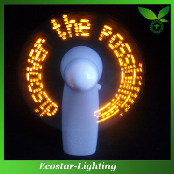 2014 New Arrival Mini LED Message Fans Manufacturer