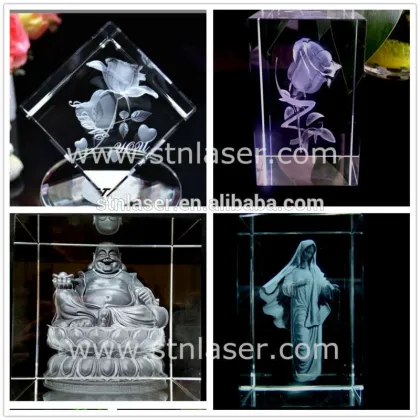 2015 special designed photo studio 3d crystal engraving laser machine