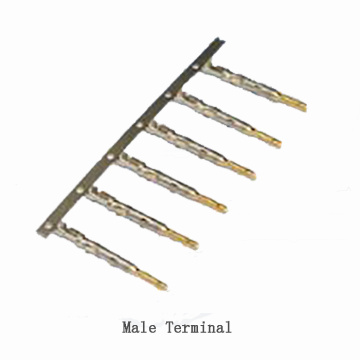 Conector vertical de crimpado macho de 6 pines V.35