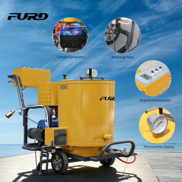Concrete and Asphalt Road Crack Sealing Machine Hand Push Gasoline Engine Asphalt Road Crack Sealing Machine