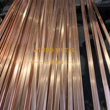 Annealed brass flat tubes for radiator cores