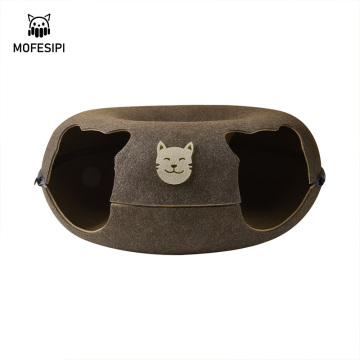 MOFESIPI Double-Layer Cat Bed Tunnel