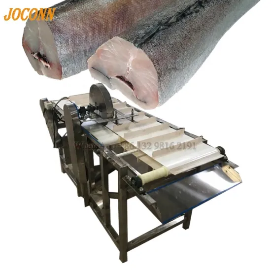 Salmon Fish Processing Machine: Commercial Fish Tail and Head Cutting Equipment for Large Catering
