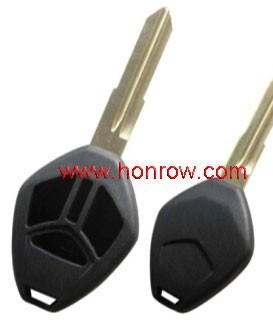 Plastic car key cover for Mitsubishi 4 button remote key blank with light button (No Logo)