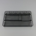 9-Section Drawer Organizer Black