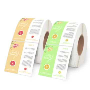 PP Hand Cream Packaging Custom Printing label