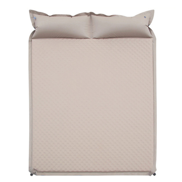 Feistel Outdoor Foam Self-Inflating Double Sleeping Pad with Pillow for 2 Person Camping Mattress