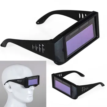 1pc Solar Welding Glasses Auto Darkening Welding Mask Welder Helmet Eyes Goggle Glasses Arc Welding Accessories