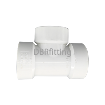 PVC 1-1/2 Inch Flush Cleanout Tee