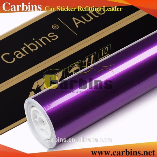 High quality metallic pearl car vinyl roll sheet adhesive sticker purple