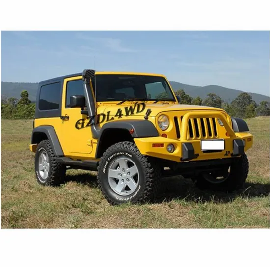 Raised Air Intake Snorkel Kit for Wrangler JK 2008-2018 with LLDPE Vehicle Snorkel and Rubber Accessories