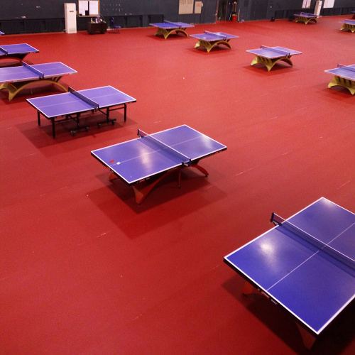 table tennis floor with uv coating/ping-pang ball court