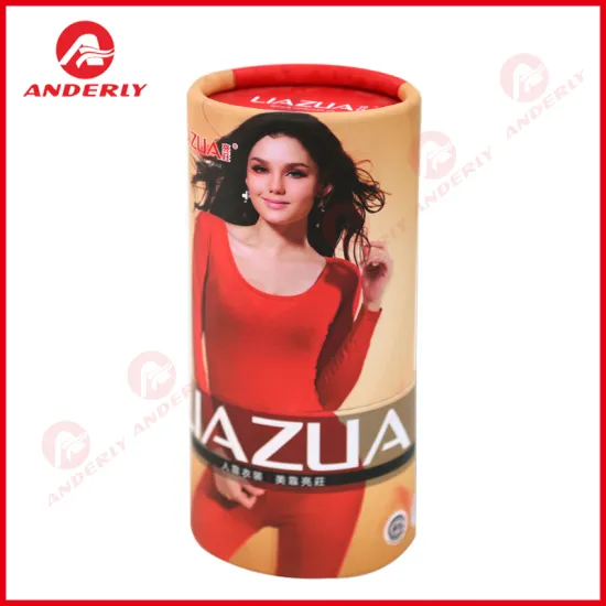 Custom Logo Printing Paper Tube For Clothes Packaging