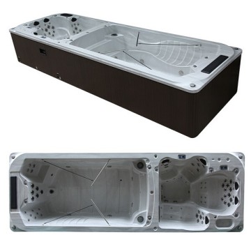 Luxury 2-Person Fiberglass Swimming Pool with Acrylic Equipment