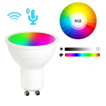 GU10 5W E27/E26 LEDスマートバルブ-Tuya Bluetooth＆WiFi制御、色は変化し、調和しやすい