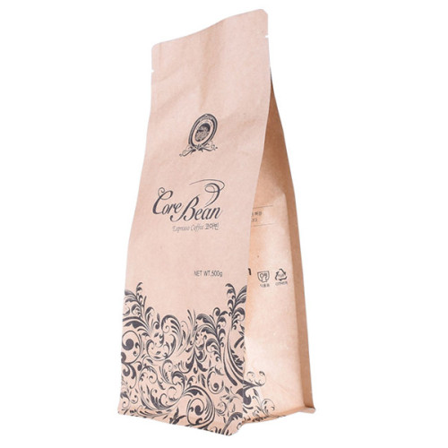 Bag d&#39;emballage de café en papier kraft écologique