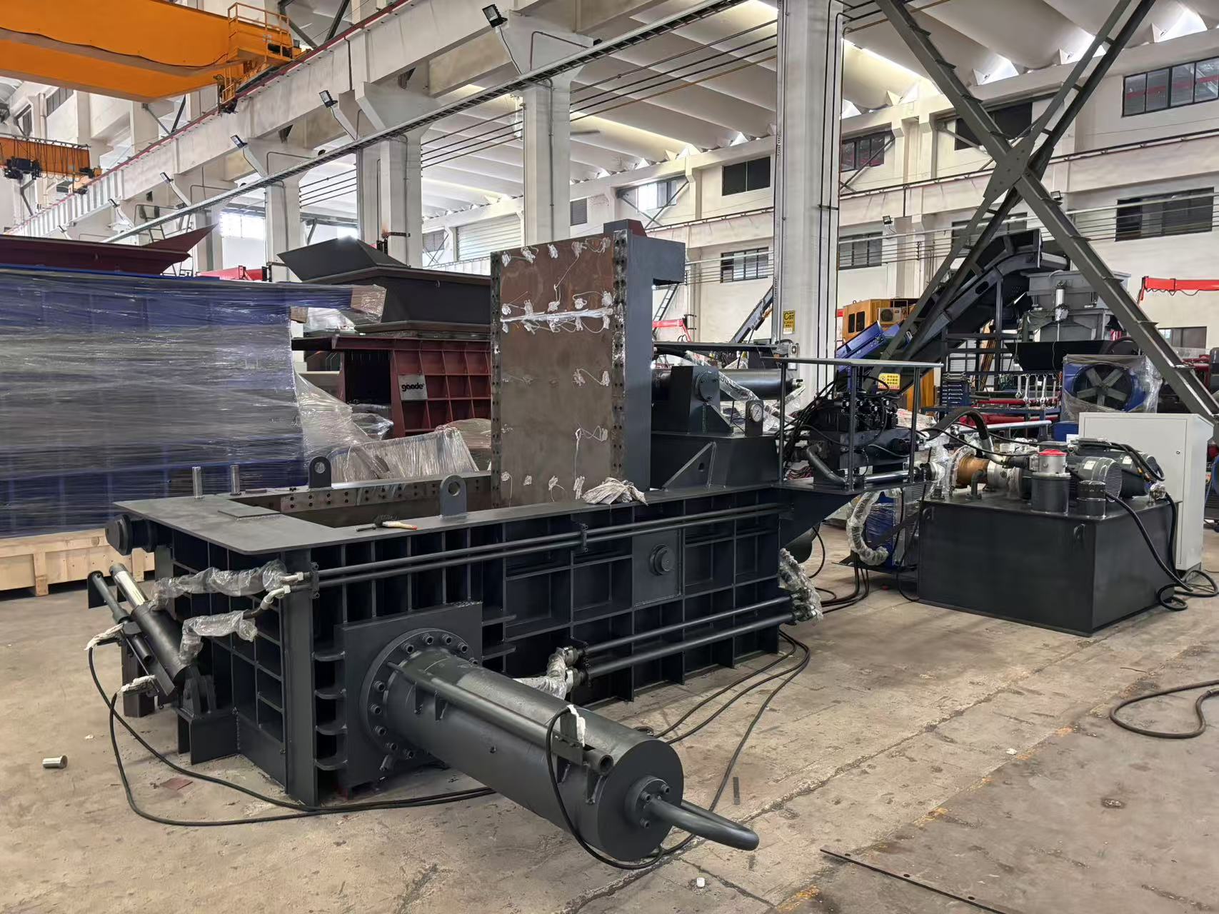 Scrap Metal Steel Baler Machine
