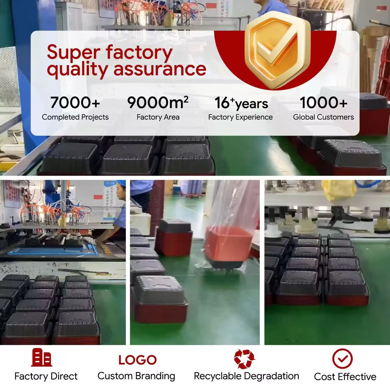 Double color PP film disposable tableware packaging