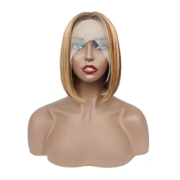 Hot sells Healthy bouncy texture T part HD lace wigs for black women sillky front lace wig rumy human hair lace front Bob wigs