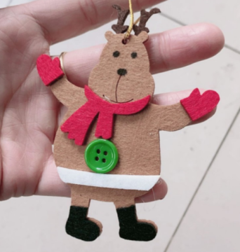 Personalized Wool Felt Ornaments
