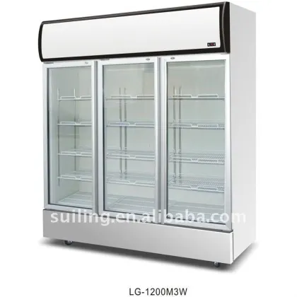 1200L LG-1200M3W upright pepsi beverage Refrigerator Display Cooler