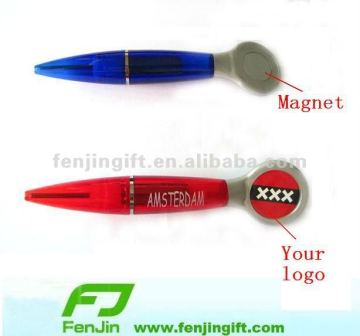Magnet revolving pen Fridge ball pen