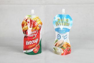 Resealable Stand Up Pouches ZiplockPackaging for Drinks , W