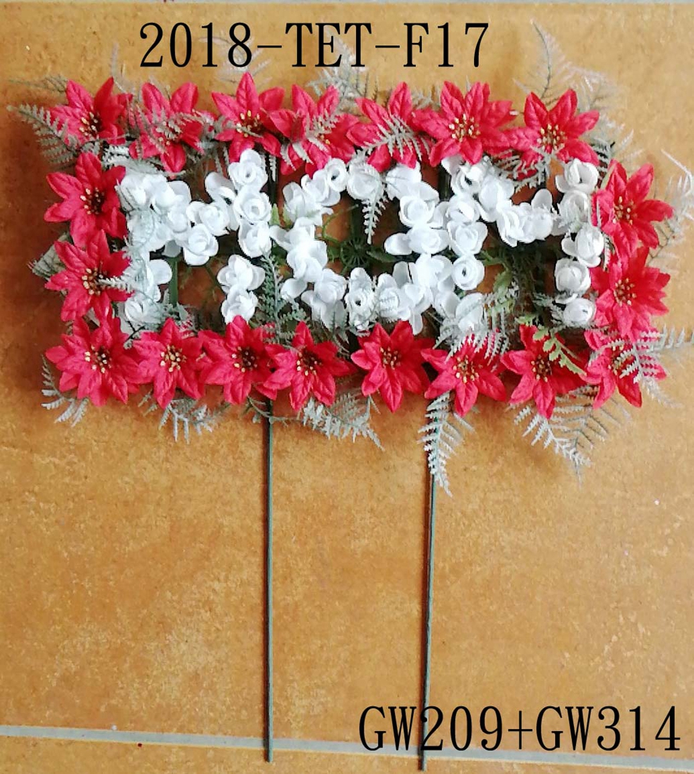 19 "Cemetery Memorial Funderal Weihnachtsmutter Kissen