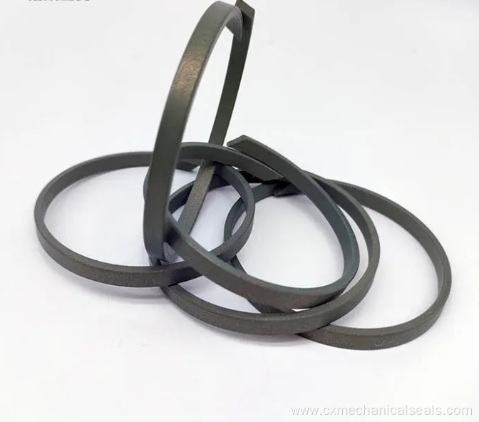 Carbon filled ptfe piston shaft sealing