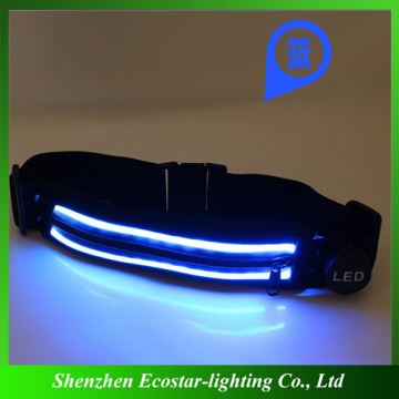 2016 new style led glow running waist bag for men and women cycling waist pack sports gadgets waistpacks
