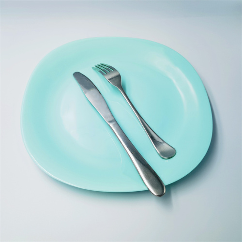 Bordsartiklar Lake Blue Opal Glass Dinner Plate Set