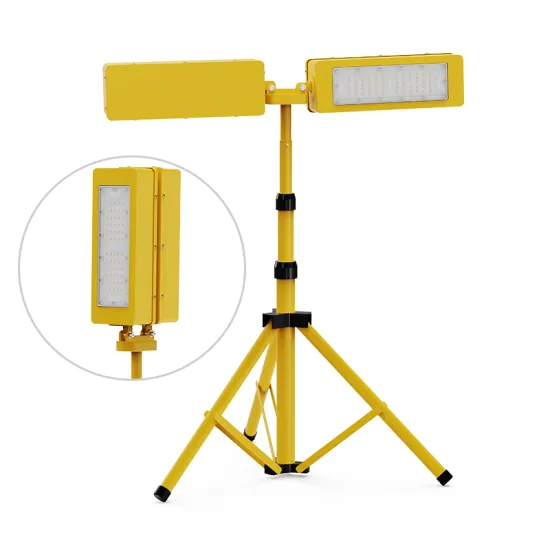 New 2X50W LED Mobile Light Design for Outdoor Dock, Warehouse, and Trailer Lighting