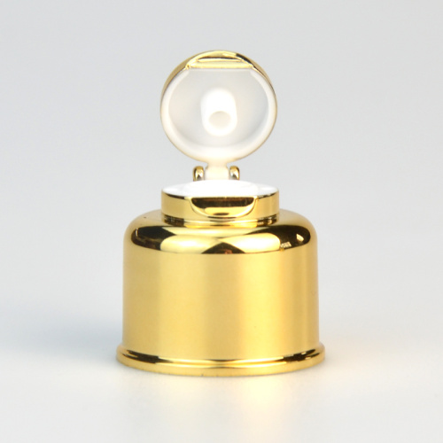 Duschgel Körpercreme Lotion 20/410 24/410 28/410 UV -Beschichtung Goldfarbe Öl Flip Top Cap Plastikkappe