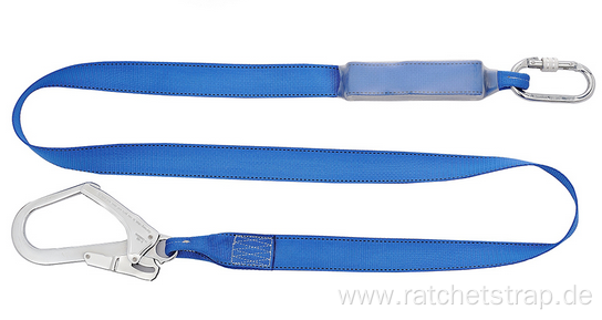 Safety Belt with Shock Absorber Lanyard