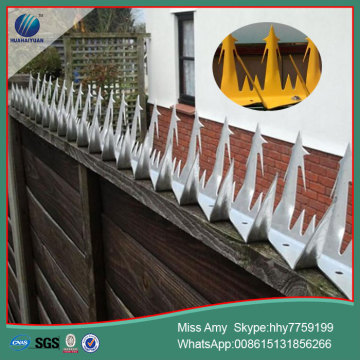 security barbed spike anti climb spike on top wall