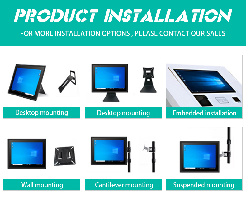 7" industrial touch screen panel tablet pc