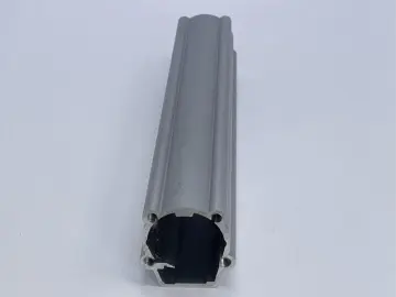 6063 Seamless hollow silver oxidation extruded aluminum tube