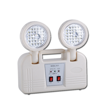 Jiming LE298 2x6W Oplaadbare Twin Emergency Light: Krachtig, langdurig, draagbaar met eenvoudige bevestiging - perfect voor veiligheid en gemak