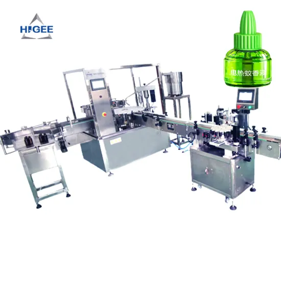 Higee Mosquito Incense Liquid Filling Machine Production Line