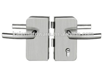 Excellent quality right double open glass lock