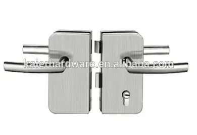 Excellent quality right double open glass lock