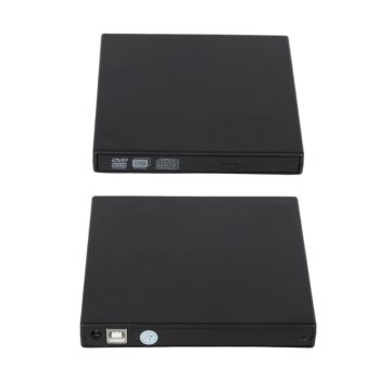 Portable USB 2.0 CD/DVD Burner for PC Mac Plug and Play External Optical Drive for Data Backup Movie Watching and Classroom