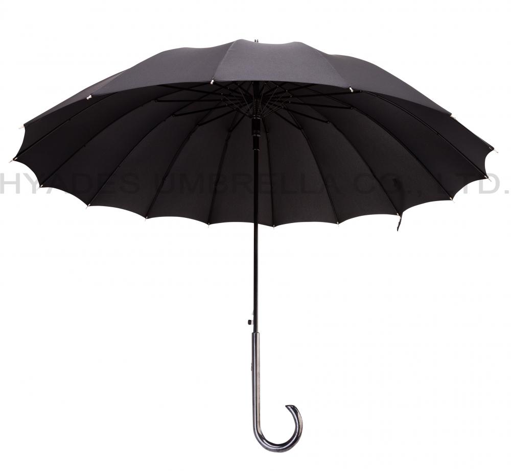 Men's Black Automatic Windproof Umbrella