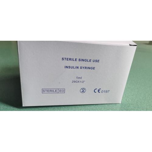 Disposable Lnsulin Syringes Orange Cap