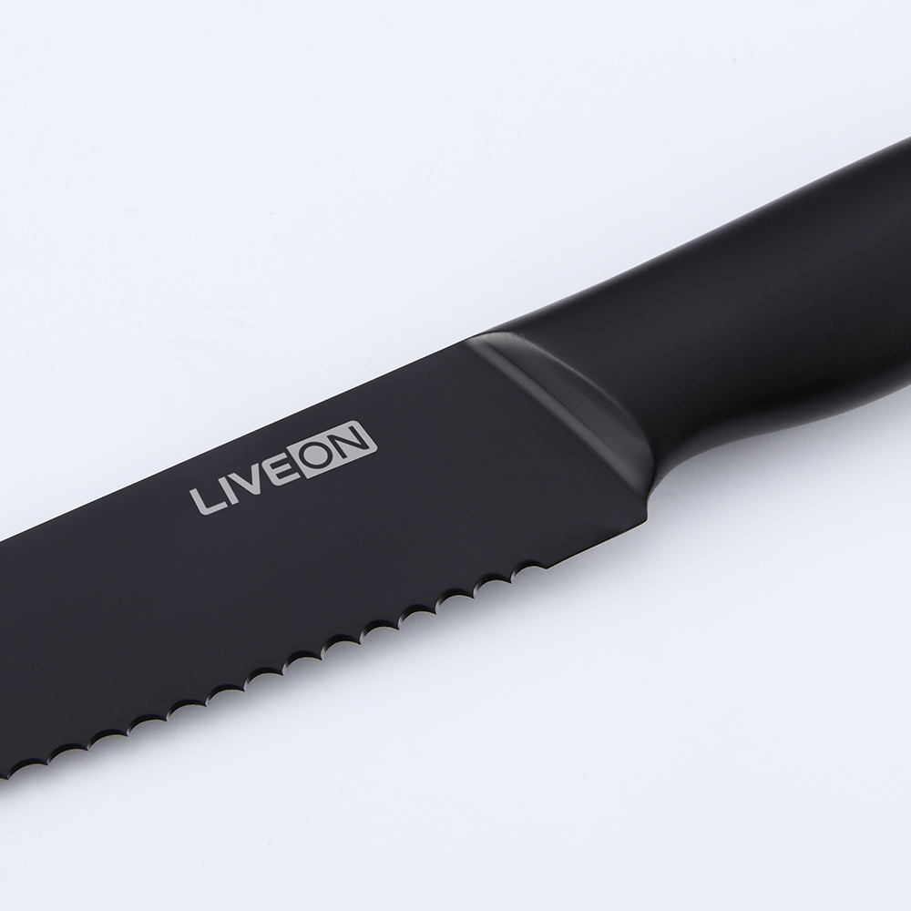 8 &#39;&#39; Black Oxide Kitchen Bread Knife