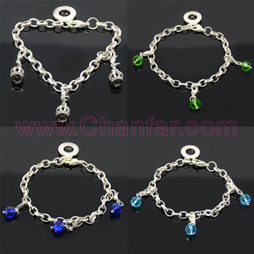 Fashion design high quality charms link chain bracelet jewelry for Festival gift